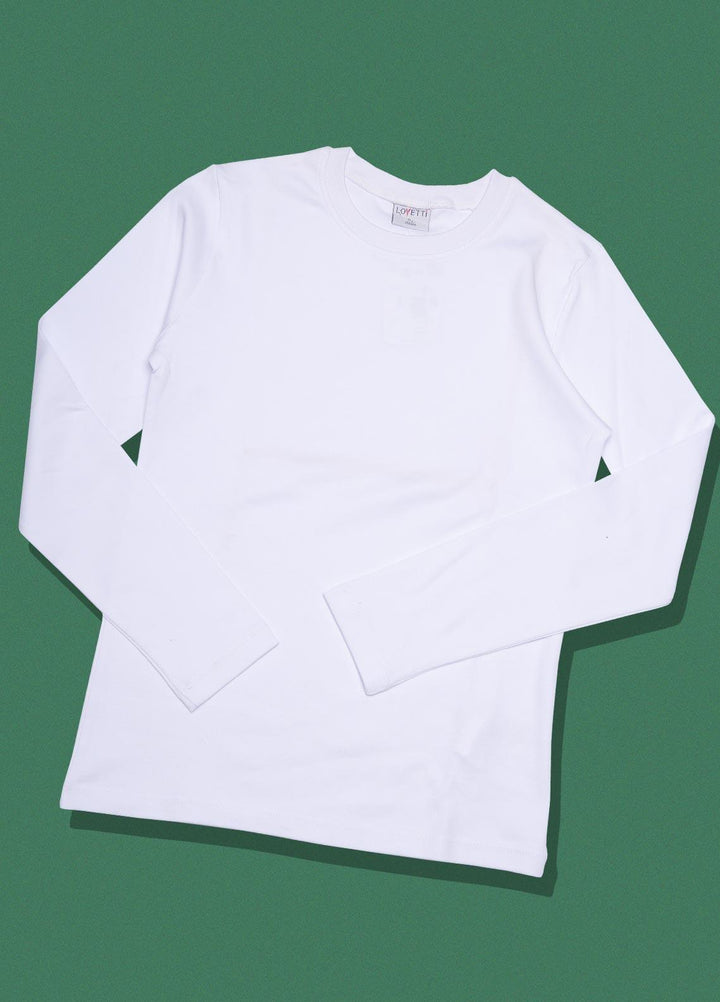 Sanaulla Exclusive Range  Fancy Girls T-Shirts -  2014 White