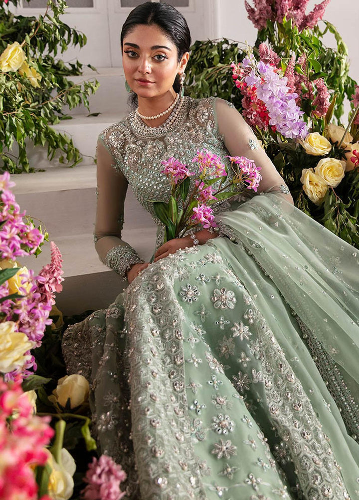 Gossamer By Zaha Embroidered Organza Suits Unstitched 4 Piece ZKS23G ZC23-05 Leilyn - Luxury Collection
