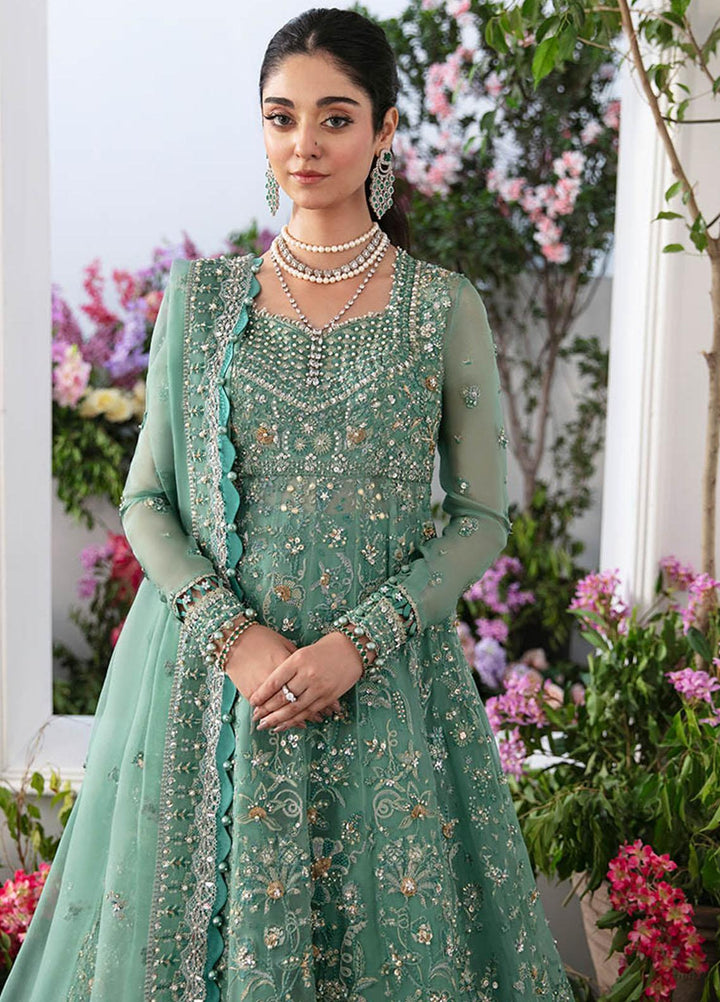 Gossamer By Zaha Embroidered Organza Suits Unstitched 4 Piece ZKS23G ZC23-07 Meltem - Luxury Collection