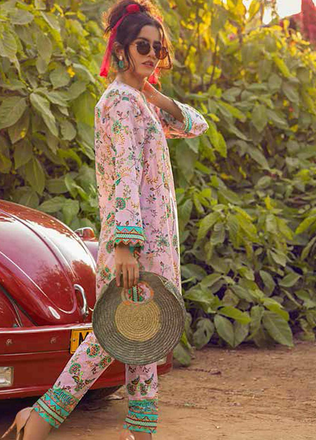 Gul Ahmed Printed Lawn Unstitched Kurties GA21BG SL-869 - Summer Collection