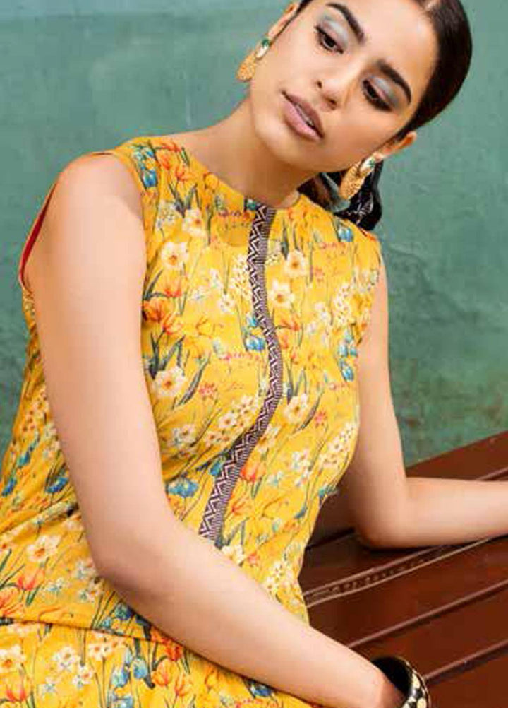Gul Ahmed Printed Lawn  Unstitched Kurties GA21BG SL-934 B - Summer Collection