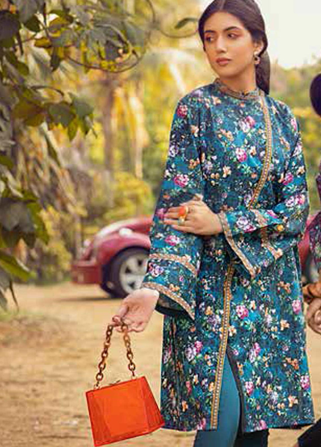 Gul Ahmed Printed Lawn Unstitched Kurties GA21BG SL-938 B - Summer Collection