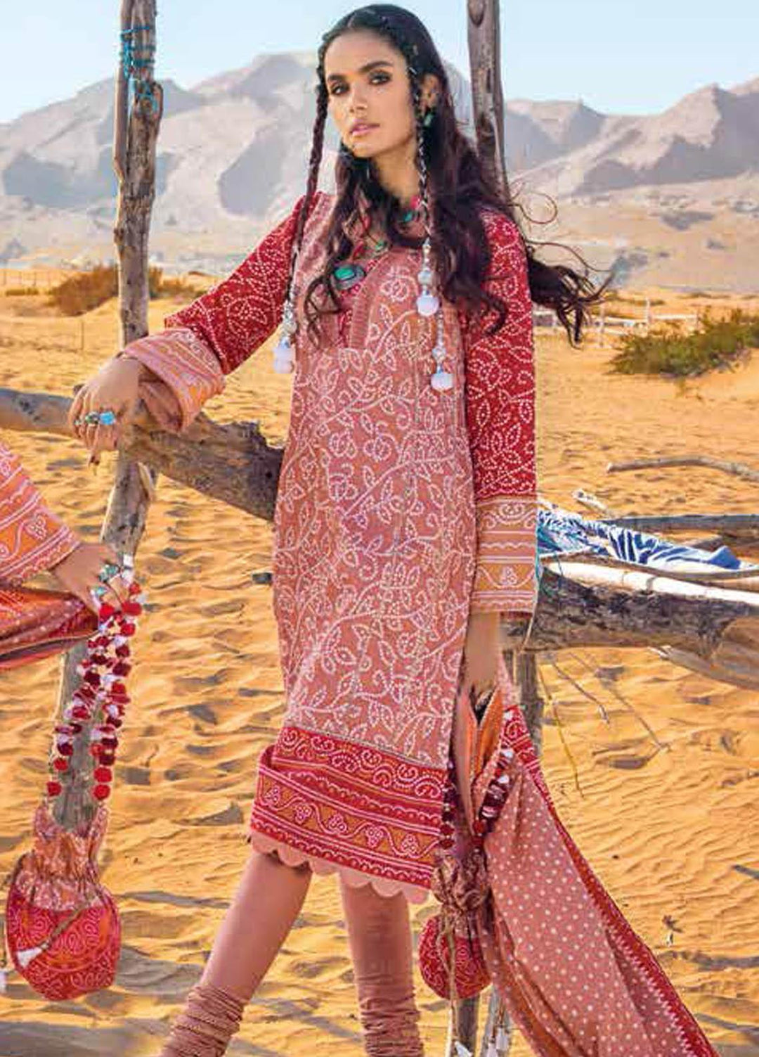 Gul Ahmed Printed Lawn Suits Unstitched 3 Piece GA21BL CL1208A - Summer Collection