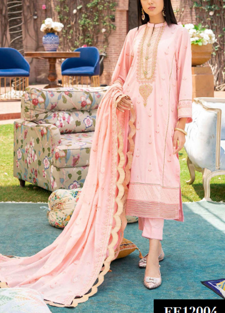 Festive Issue By Gul Ahmed Embroidered Lawn Suits Unstitched 3 Piece GA21EA 12004 - Festive Collection