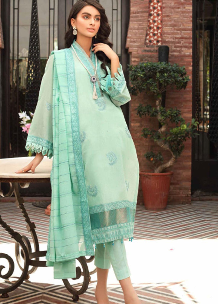 Festive Issue By Gul Ahmed Embroidered Lawn Suits Unstitched 3 Piece GA21EA 12032 - Festive Collection