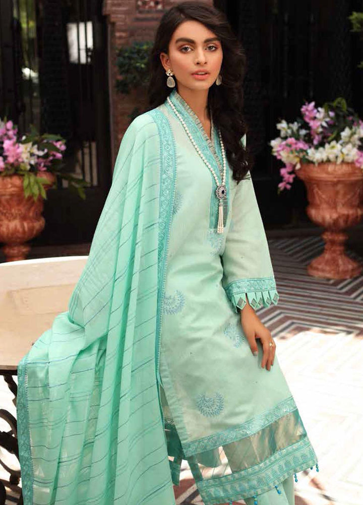 Festive Issue By Gul Ahmed Embroidered Lawn Suits Unstitched 3 Piece GA21EA 12032 - Festive Collection