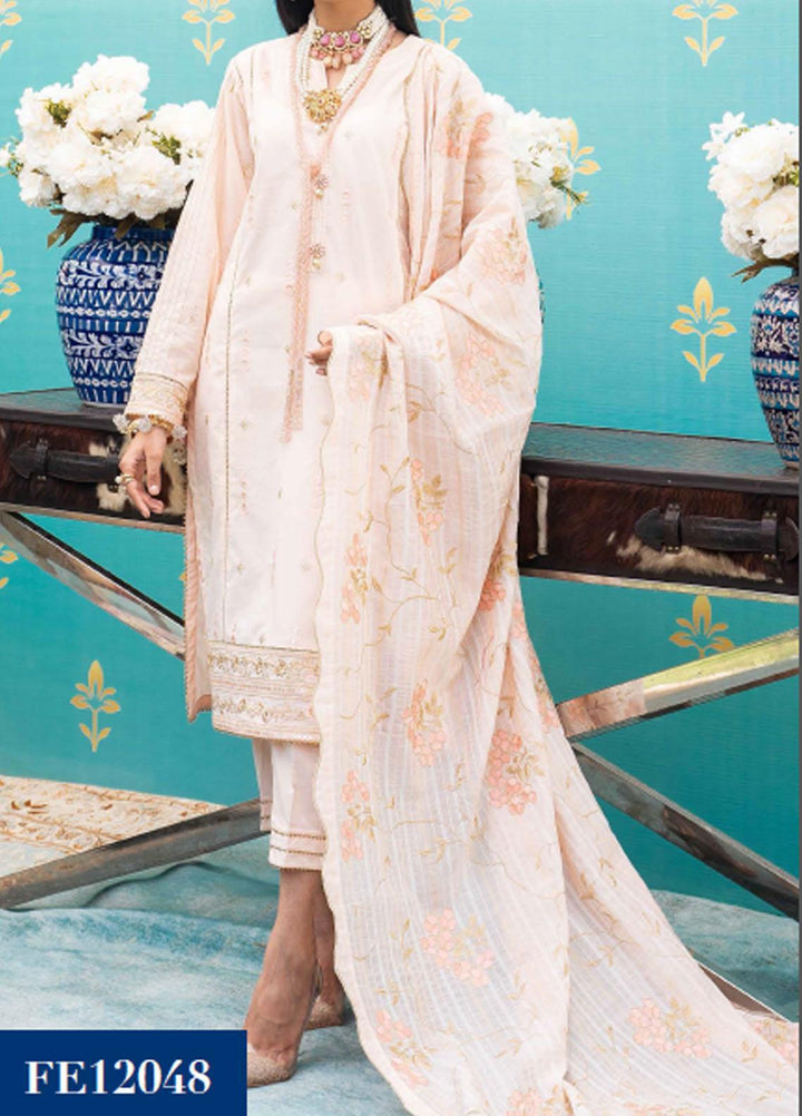 Festive Issue By Gul Ahmed Embroidered Lawn Suits Unstitched 3 Piece GA21EA 12048 - Festive Collection