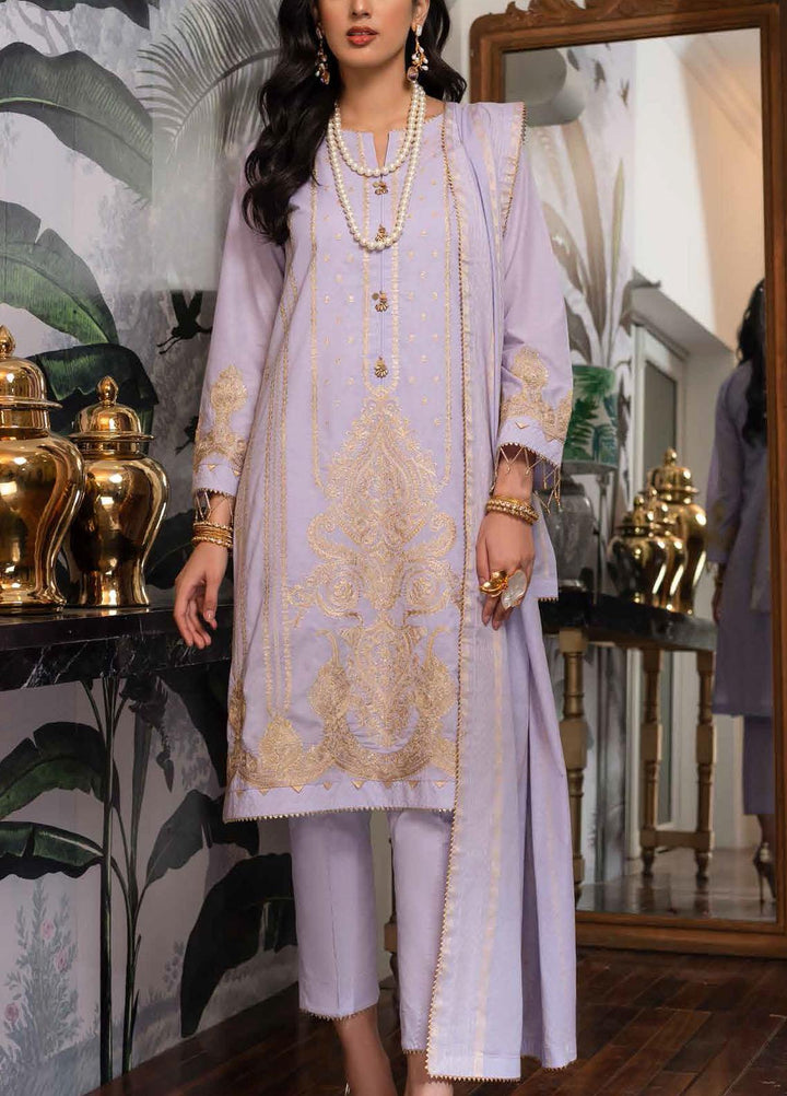 Festive Issue By Gul Ahmed Embroidered Lawn Suits Unstitched 3 Piece GA21EA 12124 - Festive Collection