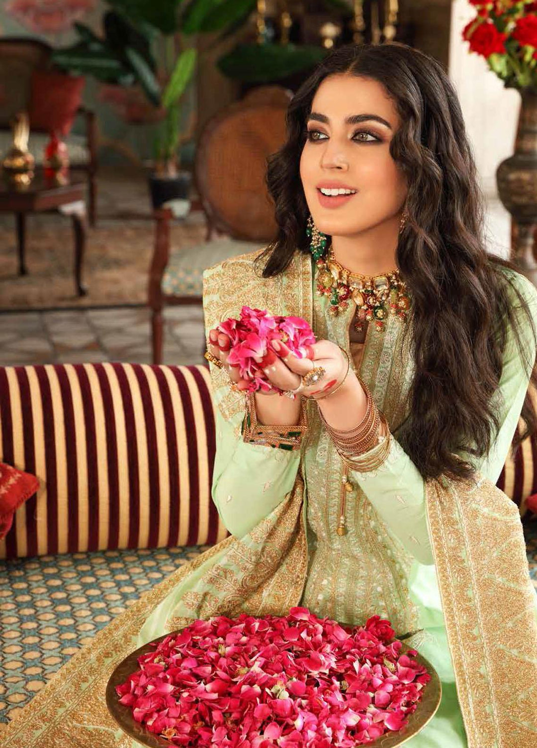 Festive Issue By Gul Ahmed Embroidered Lawn Suits Unstitched 3 Piece GA21EA 12126 - Festive Collection