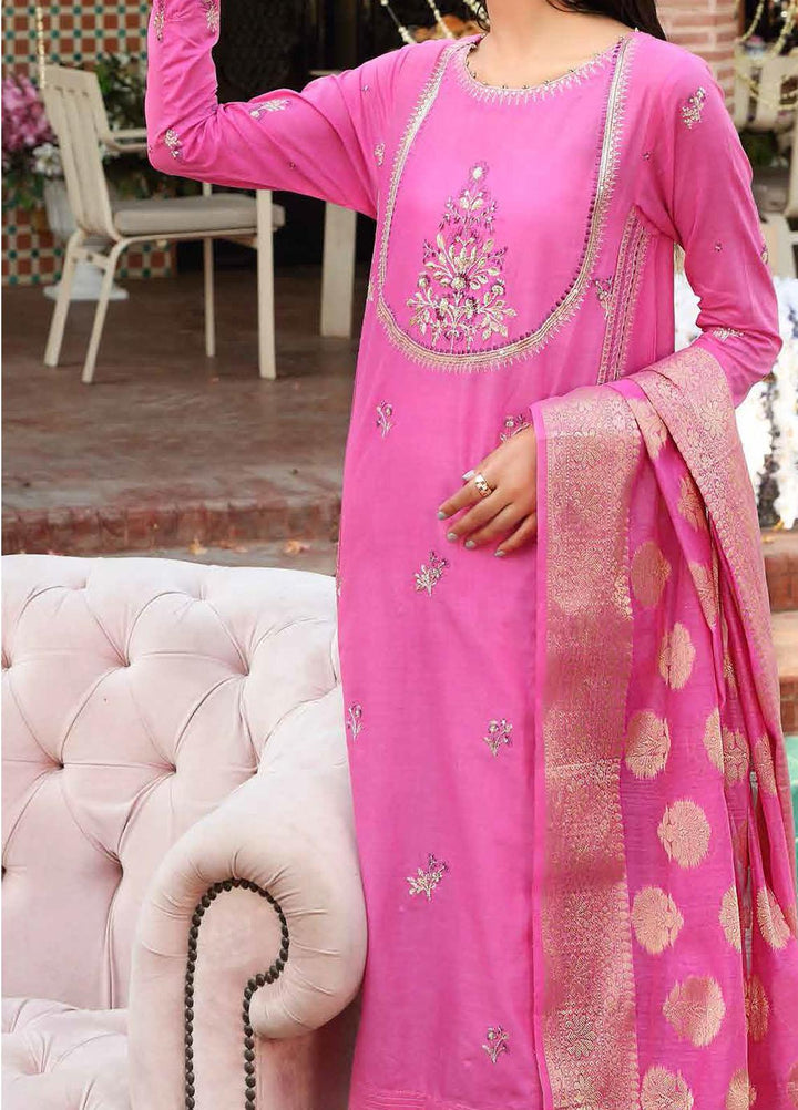 Festive Issue By Gul Ahmed Embroidered Lawn Suits Unstitched 3 Piece GA21EA 12237 - Festive Collection