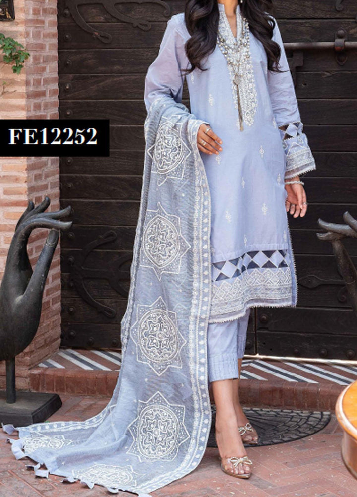 Festive Issue By Gul Ahmed Embroidered Lawn Suits Unstitched 3 Piece GA21EA 12252 - Festive Collection