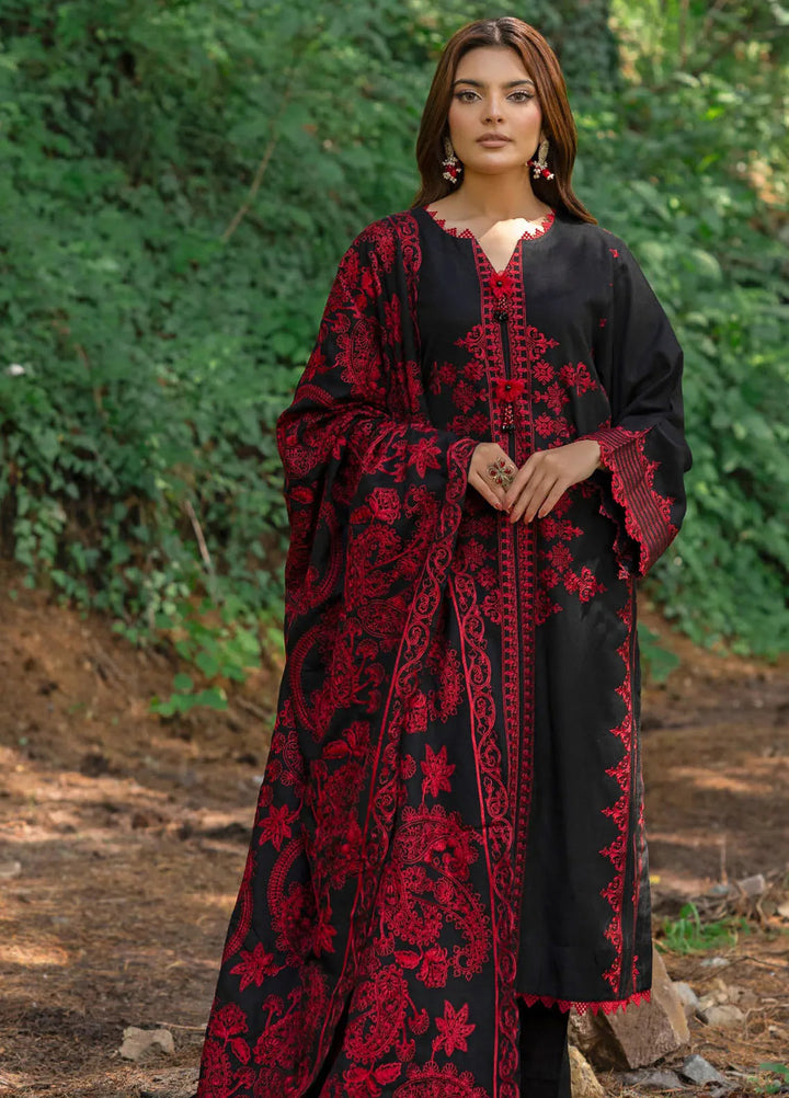 Gul Ahmed Embroidered Acrylic Suits Unstitched 3 Piece GA24WU AP-42013 - Winter Collection