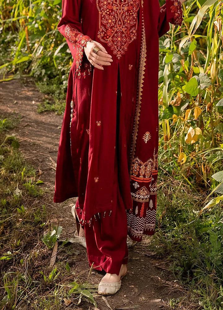 Gul Ahmed Embroidered Acrylic Suits Unstitched 3 Piece GA24WU AP-42043 - Winter Collection