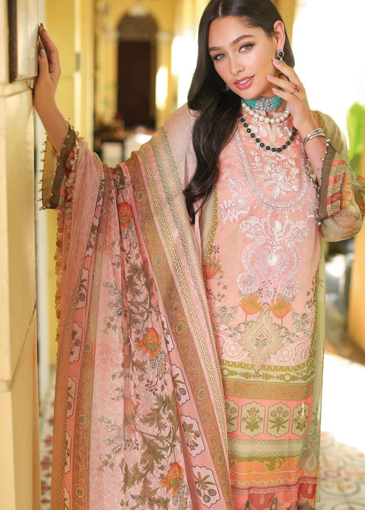 Gul Ahmed Embroidered Chiffon Suits Unstitched 3 Piece GA24PS LE 32013 - Summer Collection