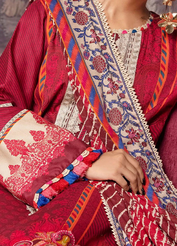 Gul Ahmed Embroidered Corduroy Suits Unstitched 3 Piece GA24WU CD-42001 - Winter Collection