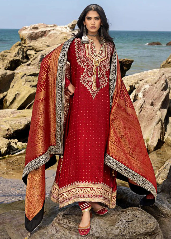 Gul Ahmed Embroidered Cotton Silk Suits Unstitched 3 Piece GA25CH PRW-42003 - Summer Collection