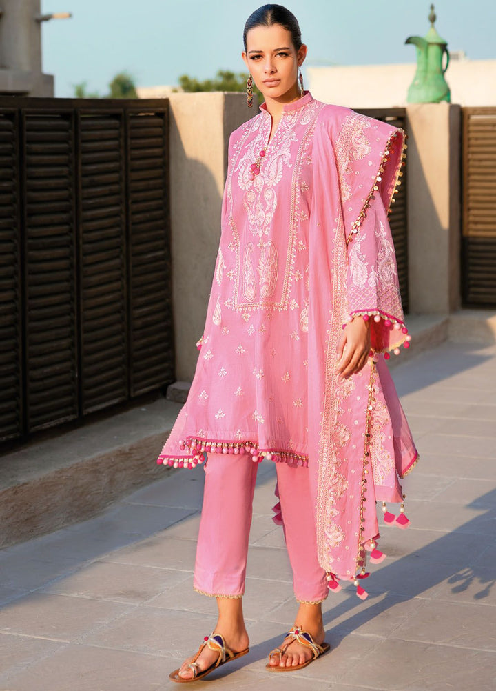 Gul Ahmed Embroidered Cotton Suits Unstitched 3 Piece GA24LF FE-42017 - Festive Collection