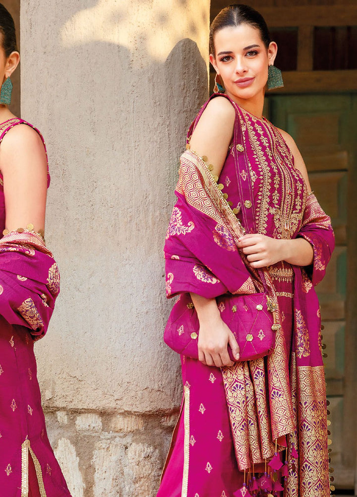 Gul Ahmed Embroidered Jacquard Suits Unstitched 3 Piece GA24LF FE-42051 - Festive Collection