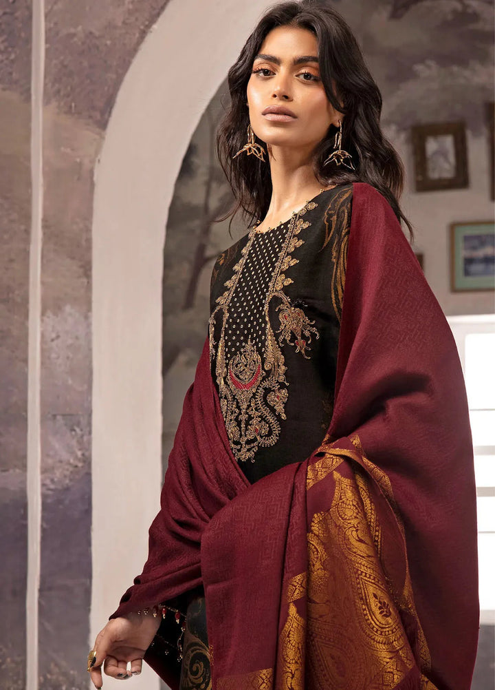 Gul Ahmed Embroidered Jacquard Suits Unstitched 3 Piece GA24WU AP-42027 - Winter Collection