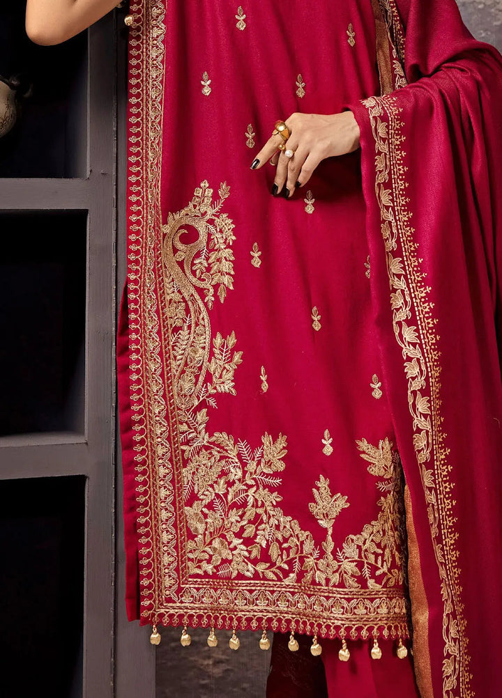 Gul Ahmed Embroidered Karandi Suits Unstitched 3 Piece GA24WU AP-42045 - Winter Collection