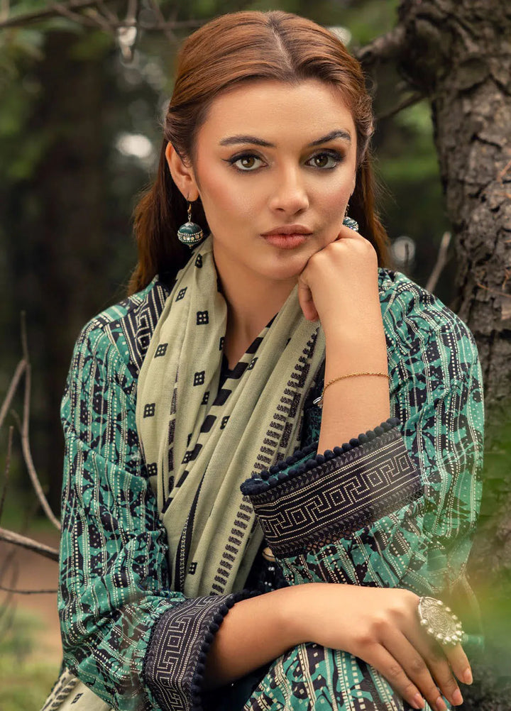 Gul Ahmed Embroidered Khaddar Suits Unstitched 3 Piece GA24UW CN-42004 - Winter Collection