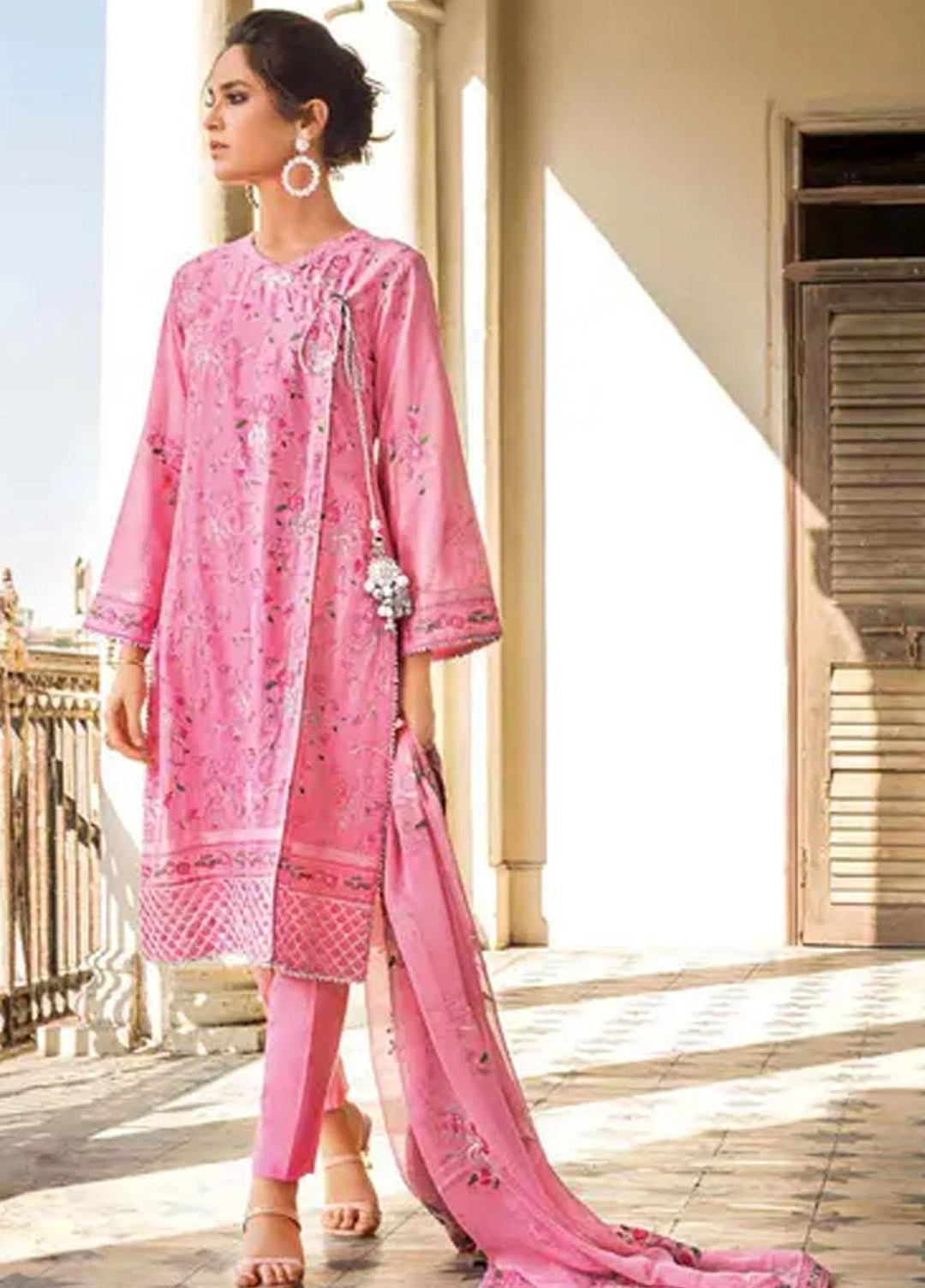 Gul Ahmed Embroidered Lawn Suits Unstitched 3 Piece GA22FS PM-12021 - Summer Collection