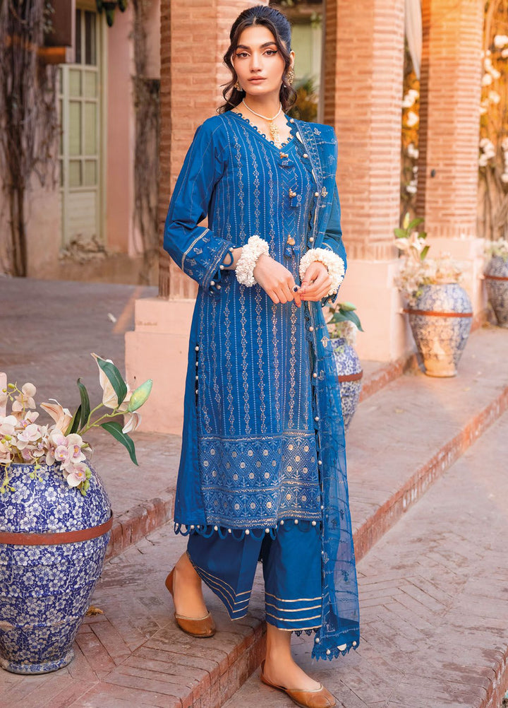 Gul Ahmed Embroidered Lawn Suits Unstitched 3 Piece GA24LF FE-42027 - Festive Collection