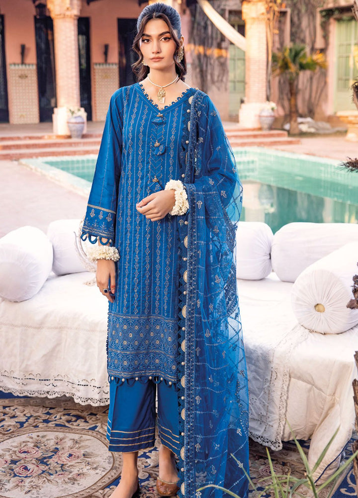 Gul Ahmed Embroidered Lawn Suits Unstitched 3 Piece GA24LF FE-42027 - Festive Collection