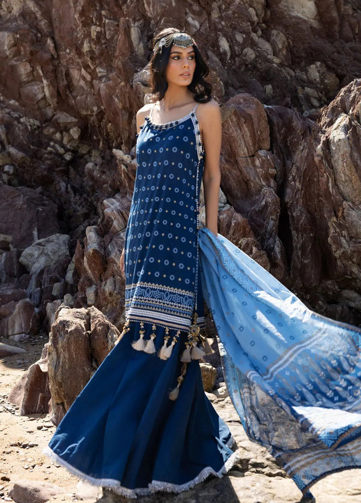 Gul Ahmed Embroidered Lawn Suits Unstitched 3 Piece GA25CH CL-52444 - Summer Collection