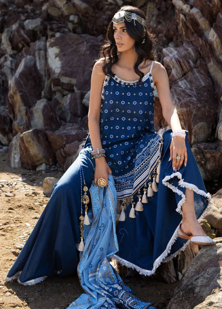 Gul Ahmed Embroidered Lawn Suits Unstitched 3 Piece GA25CH CL-52444 - Summer Collection