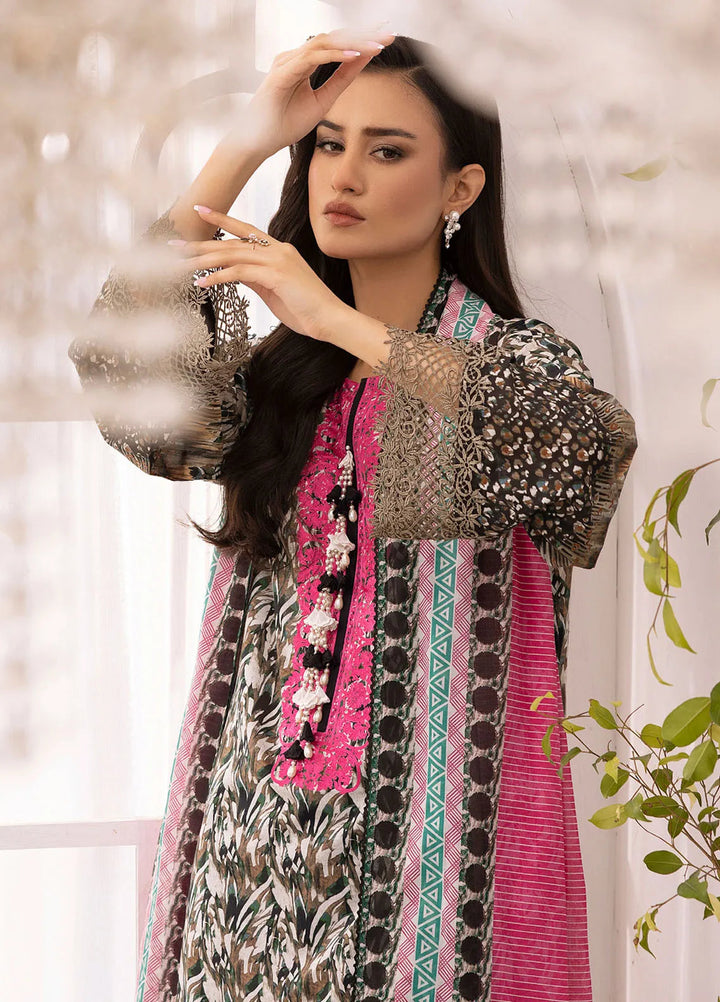 Gul Ahmed Embroidered Lawn Suits Unstitched 3 Piece GA25TA CL-52314 - Summer Collection