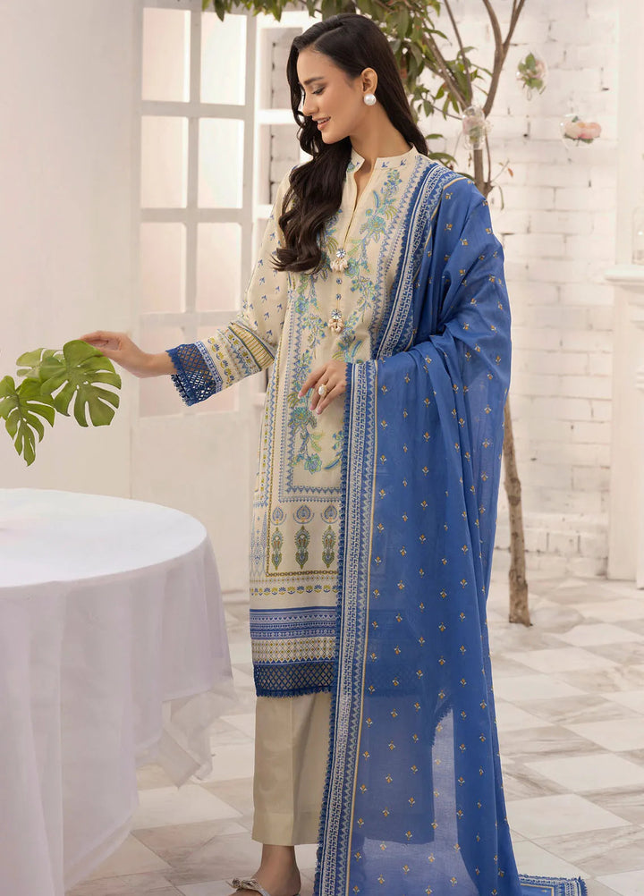 Gul Ahmed Embroidered Lawn Suits Unstitched 3 Piece GA25TA CL-52326 - Summer Collection