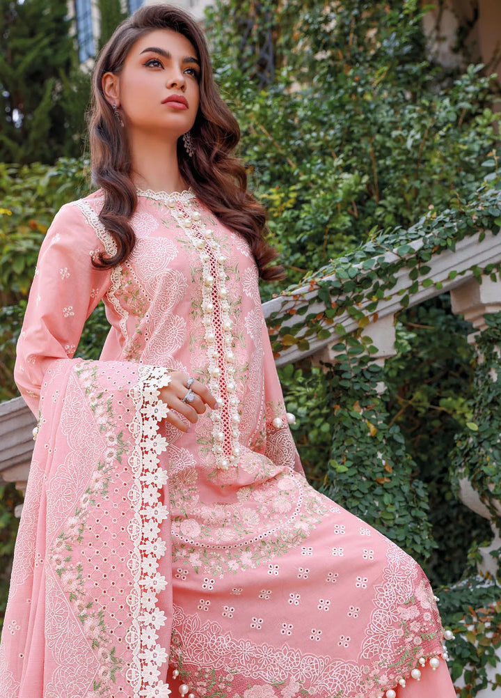 Gul Ahmed Embroidered Lawn Suits Unstitched 3 Piece GA25TJS PM-52011 - Summer Collection