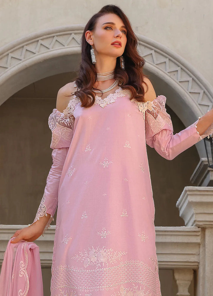 Gul Ahmed Embroidered Lawn Suits Unstitched 3 Piece GA25TJS PM-52043 - Summer Collection