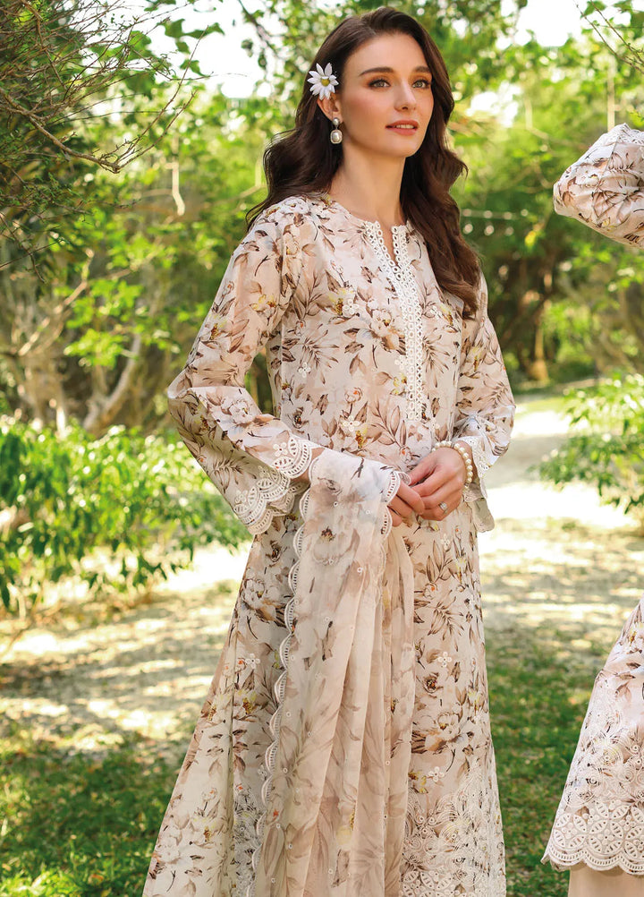 Gul Ahmed Embroidered Lawn Suits Unstitched 3 Piece GA25TJS PR-52001 - Summer Collection