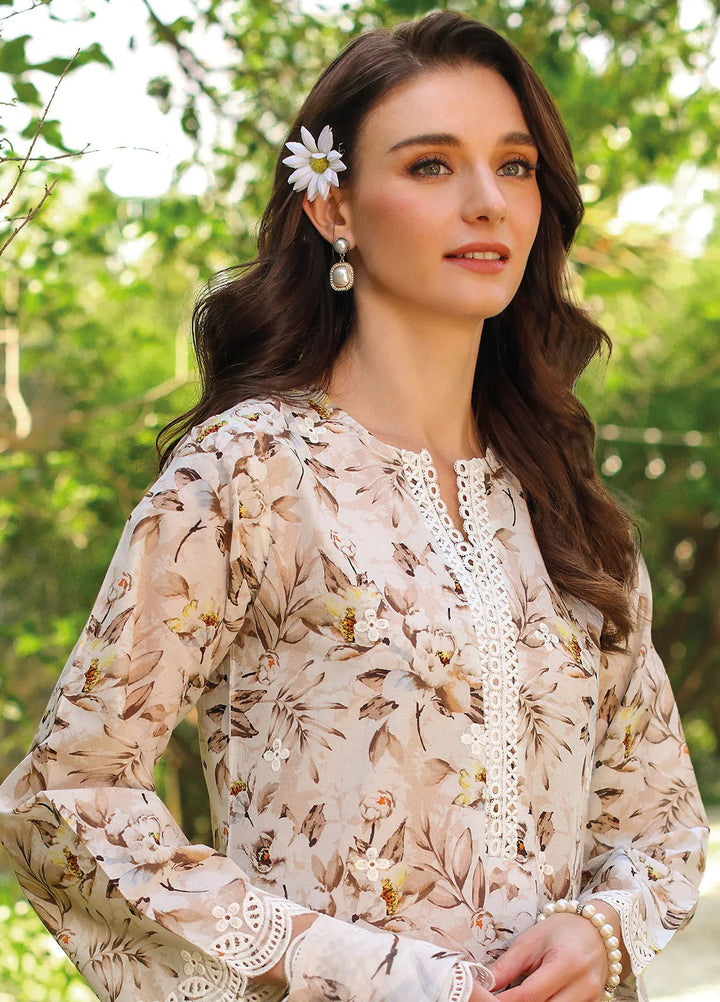 Gul Ahmed Embroidered Lawn Suits Unstitched 3 Piece GA25TJS PR-52001 - Summer Collection