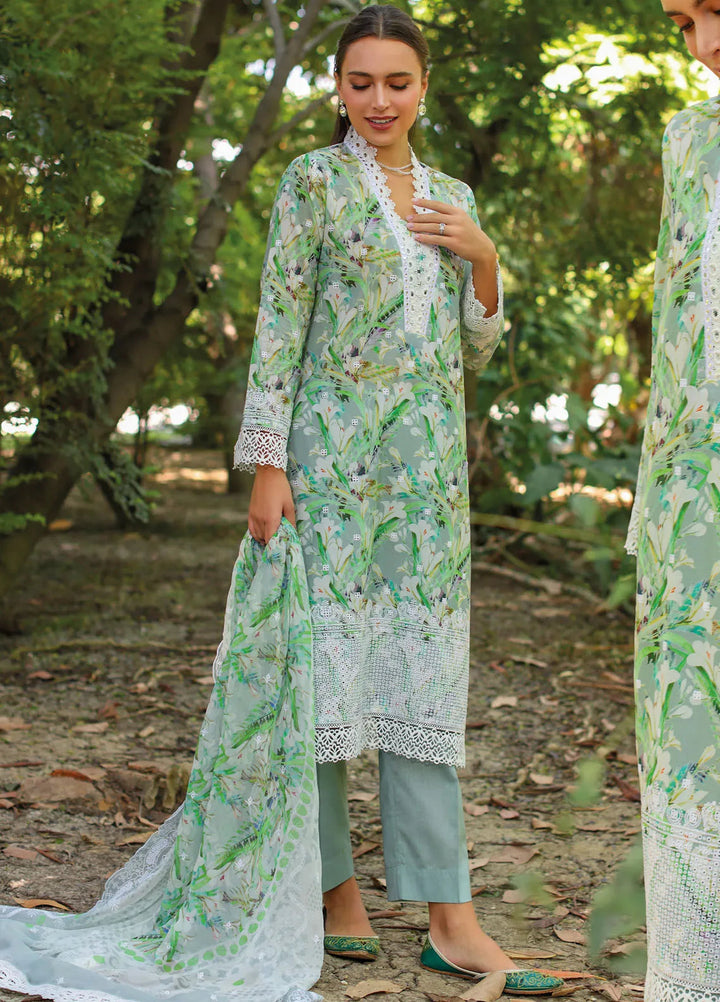 Gul Ahmed Embroidered Lawn Suits Unstitched 3 Piece GA25TJS PR-52007 - Summer Collection