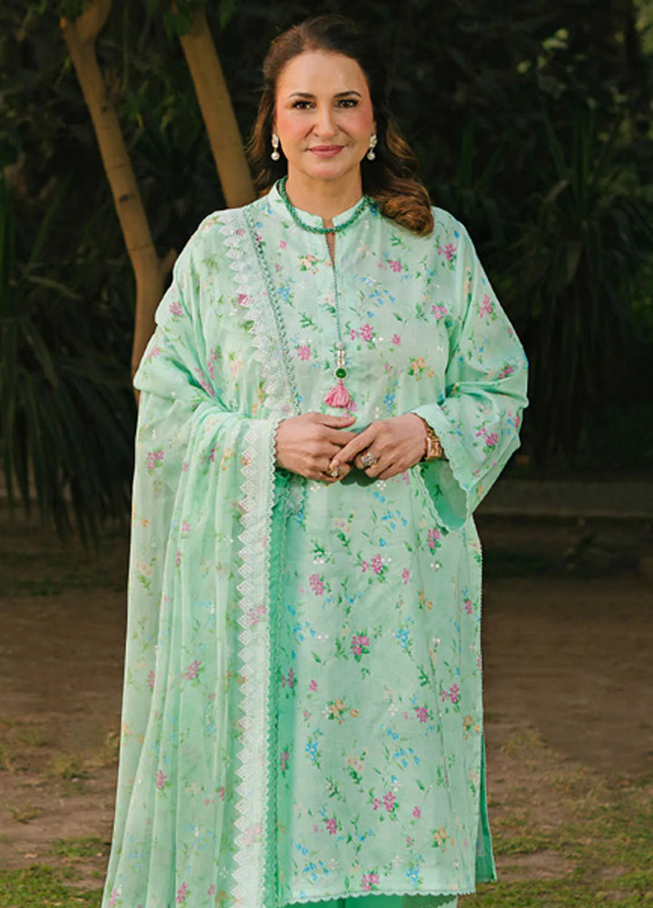 Gul Ahmed Embroidered Lawn Suits Unstitched 3 Piece GA25TM BM-52008 - Summer Collection