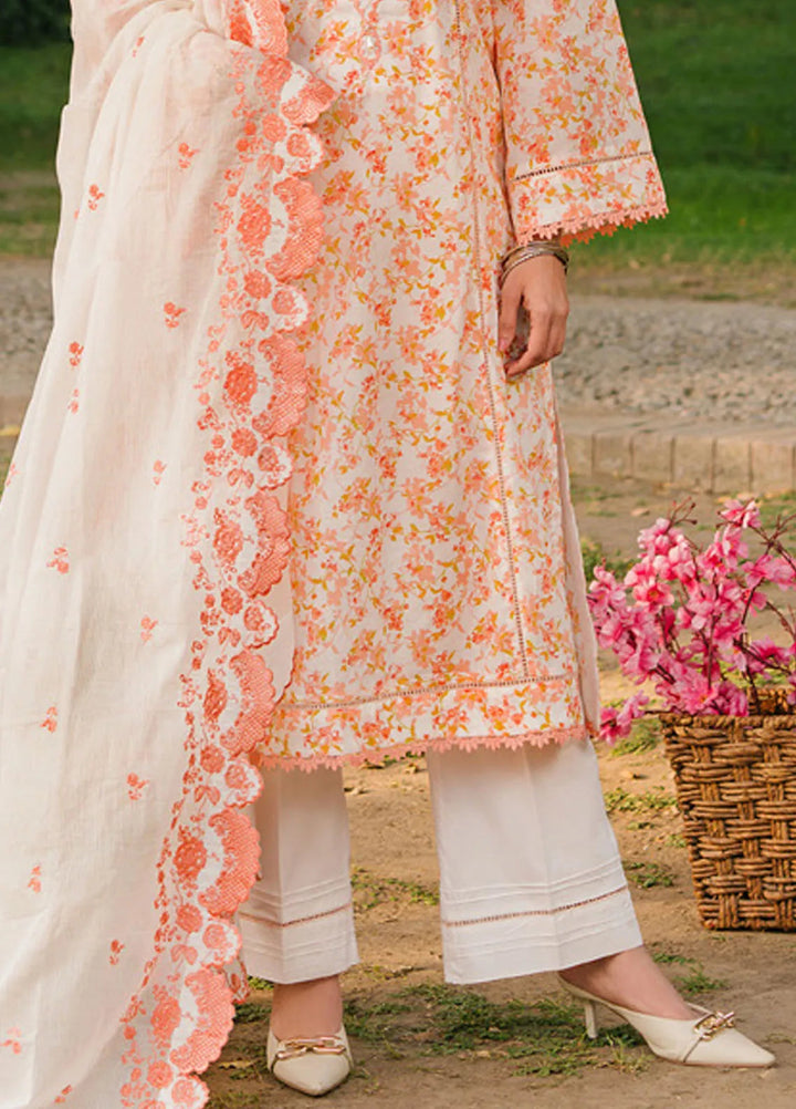 Gul Ahmed Embroidered Lawn Suits Unstitched 3 Piece GA25TM DN-52003 - Summer Collection