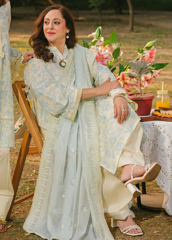 Gul Ahmed Embroidered Lawn Suits Unstitched 3 Piece GA25TM DN-52004 - Summer Collection