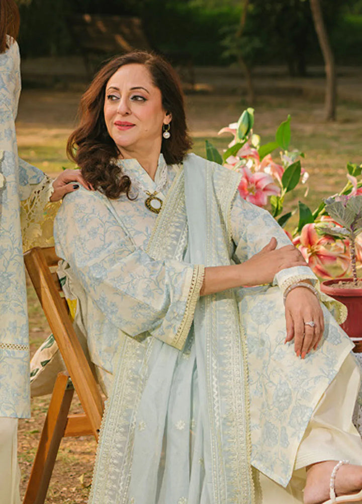 Gul Ahmed Embroidered Lawn Suits Unstitched 3 Piece GA25TM DN-52004 - Summer Collection