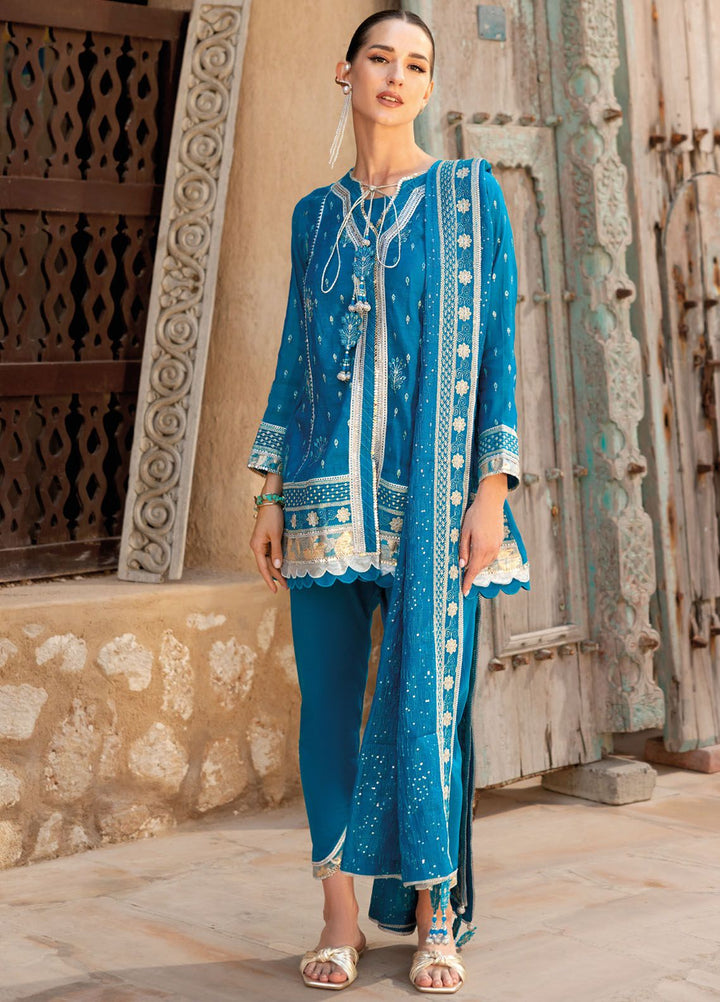 Gul Ahmed Embroidered Yarn Suits Unstitched 3 Piece GA24LF FE-42049 - Festive Collection