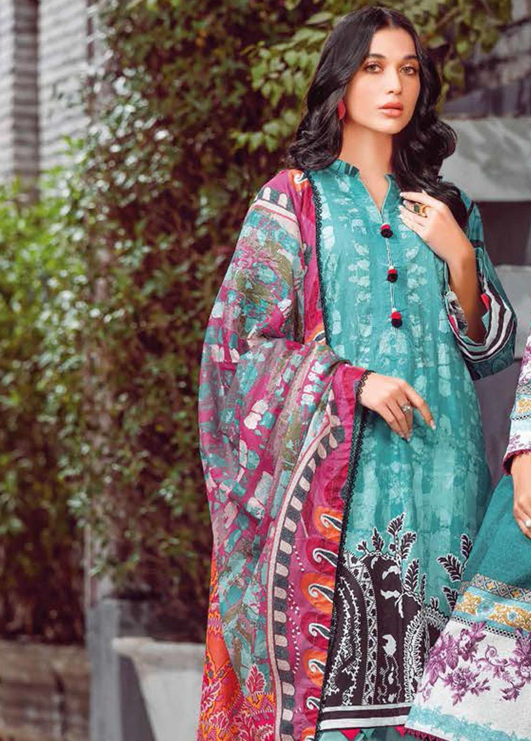 Essential Lawn By Gul Ahmed Printed Lawn Suits Unstitched 3 Piece GA23E CL-32155 - Summer Collection