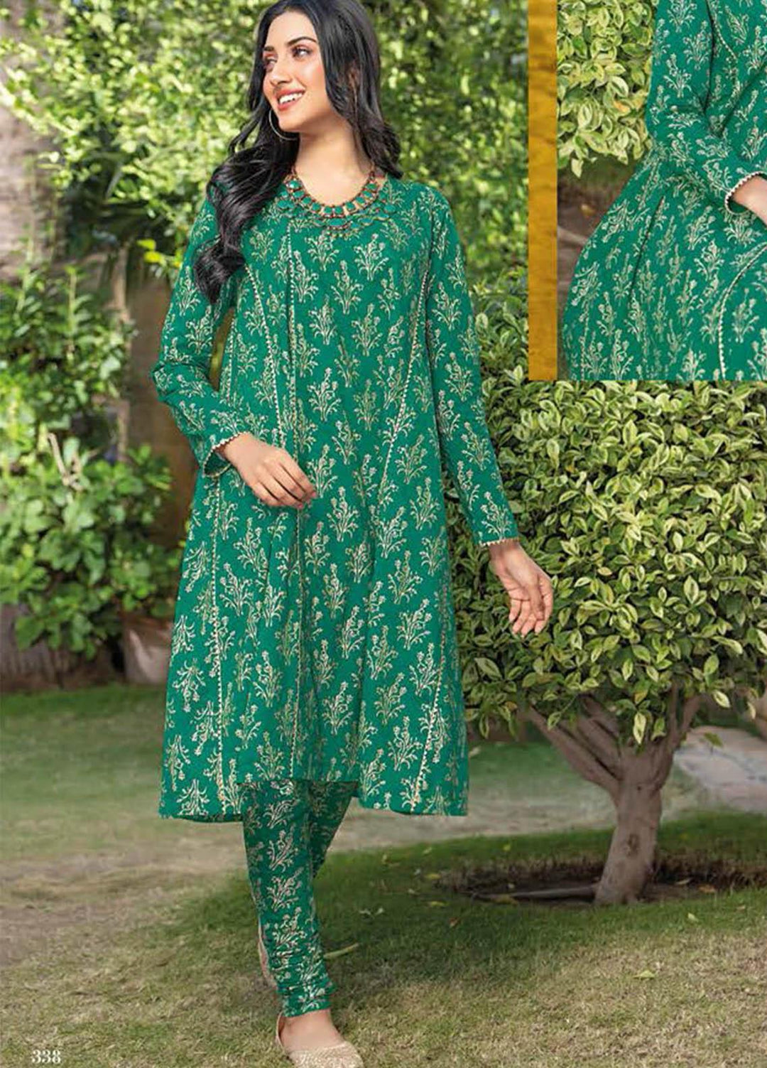 Essential Lawn By Gul Ahmed Printed Lawn Suits Unstitched 2 Piece GA23E TL-32047 - Summer Collection