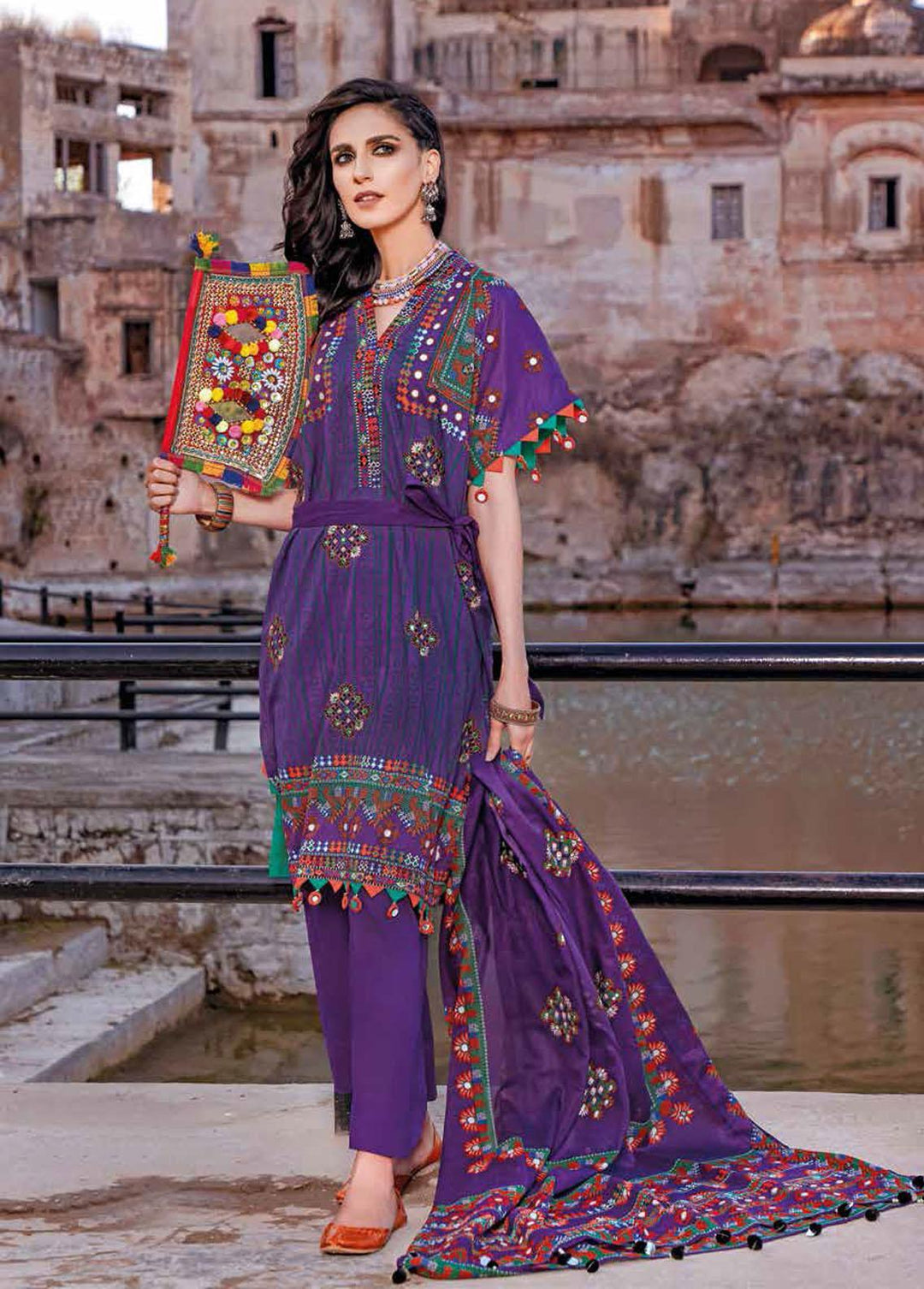 Gul Ahmed Embroidered Lawn Suits Unstitched 3 Piece GA22SB CL-1310 - Summer Collection