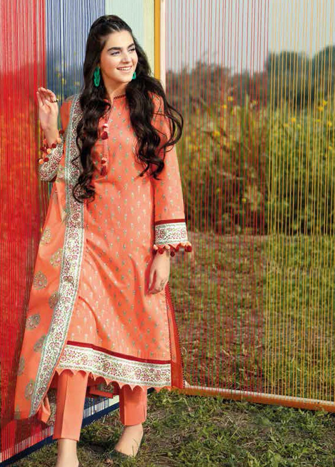 Gul Ahmed Printed Lawn Suits Unstitched 3 Piece GA22SB CL-22060 A - Summer Collection