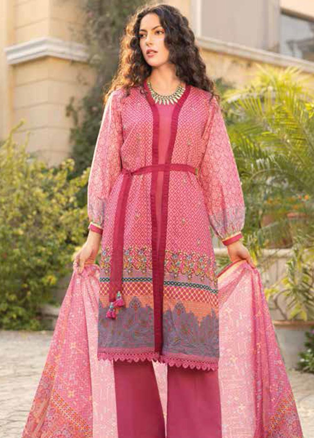 Gul Ahmed Printed Lawn Suits Unstitched 3 Piece GA22SB CL-22082 A - Summer Collection