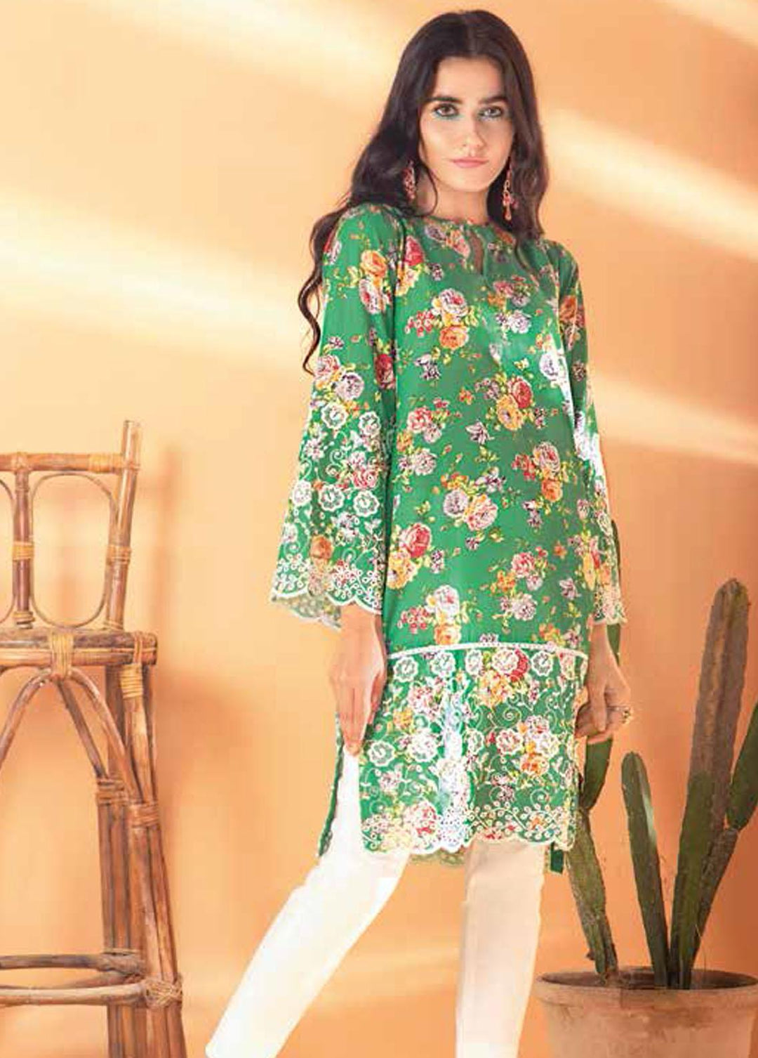 Gul Ahmed Embroidered Lawn Suits Unstitched 2 Piece GA22SB TL-12010 - Summer Collection