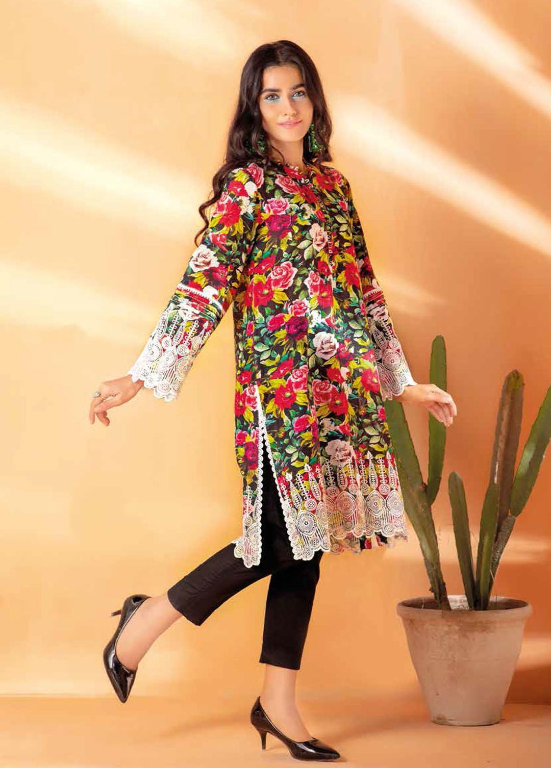 Gul Ahmed Embroidered Lawn Suits Unstitched 2 Piece GA22SB TL-12013 - Summer Collection