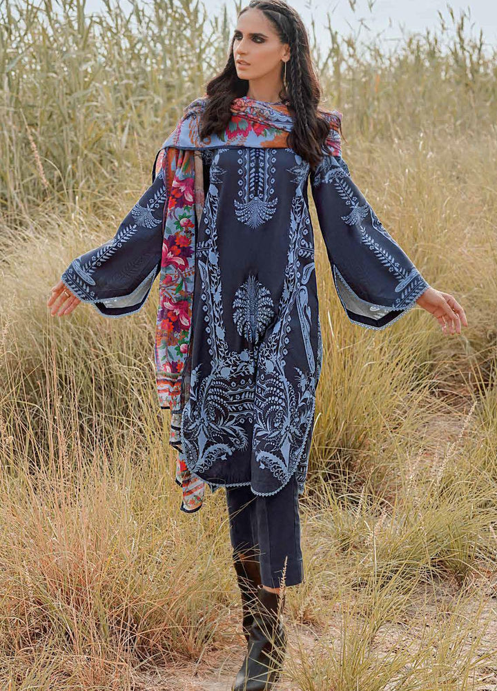 Gul Ahmed Printed Corduroy Suits Unstitched 3 Piece GA21WK CD-12009A - Winter Collection